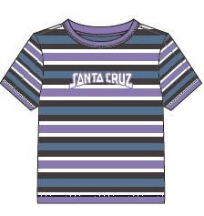 [SCA-WTE-2751] WOMEN TEE SET STRIP FRONT