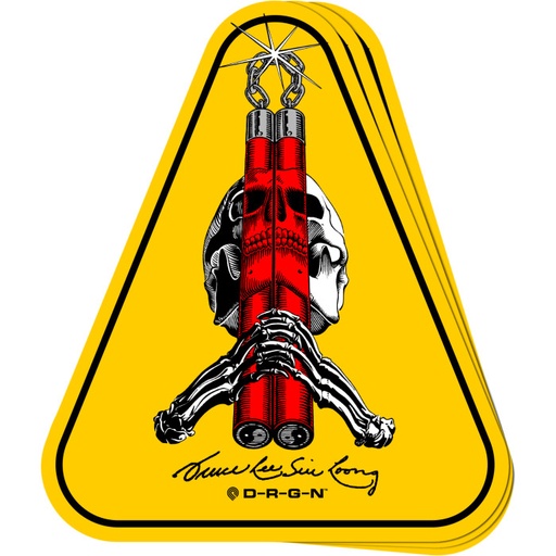 [SSPPBLSAS10] STICKER BRUCE LEE SKULL & NUNCHUCKS COLLAB