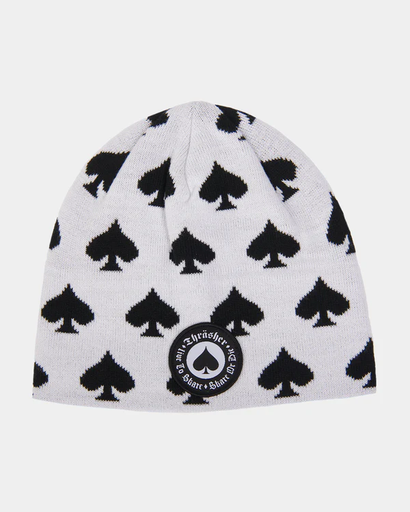 [OATH SKULLY W] OATH SKULLY BEANIE WHT