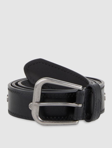 BELT STUDDED DRK BLK