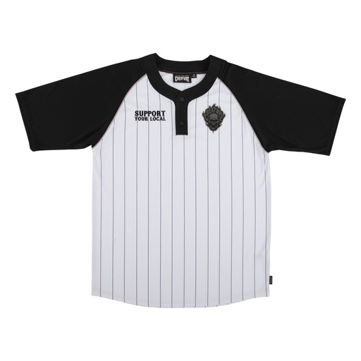 Shirt Fiend Work Baseball Jersey