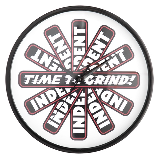 [44643559-time-to-grind-clock-black-independent-1] TIME TO GRIND CLOCK