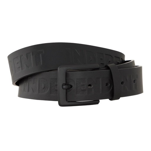 [44643530-bar-logo-polyurethane-belt-black-unisex-independent-1]  Bar Logo Polyurethane Belt