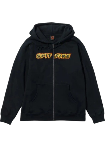HOOD SPITFIRE FLAMES SCRIPT BLACK
