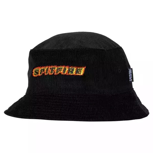 FLAMES SCRIPT BUCKET BLK