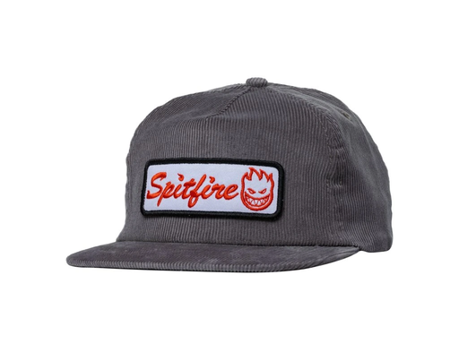COURIER PATCH SNAPBACK CHR WHT