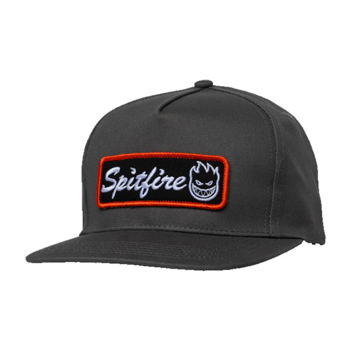 COURIER PATCH SNAPBACK CHR BLK