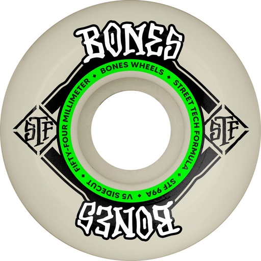 [WSCAEV5S5499A4] Sidecut • 54mm • 99A • V5 Street Tech Formula