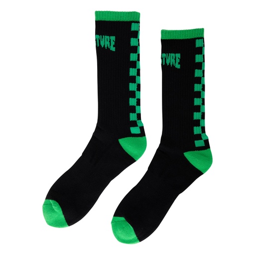 CRASH AND BURN MID CREW SOCKS