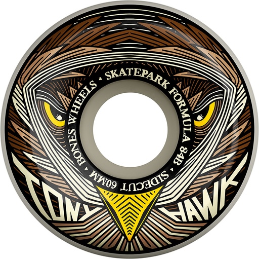 [WPCATHNHK6003W4] Hawk Night Hawk 60mm Sidecuts Skatepark Formula 84B