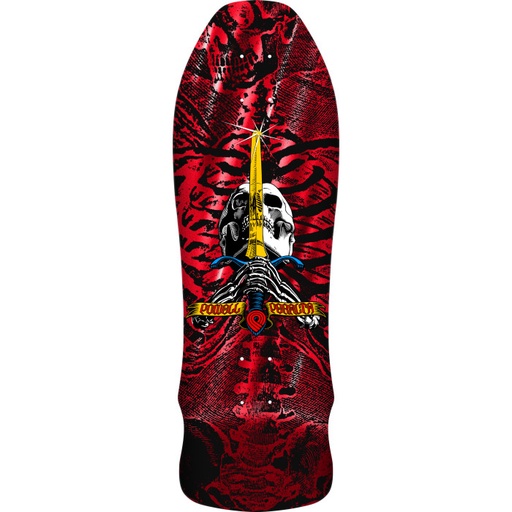 [DCPMRRSSGG09] Powell-Peralta™ Skull & Sword • O.G Geegah. •  9.75" • Red Foil   