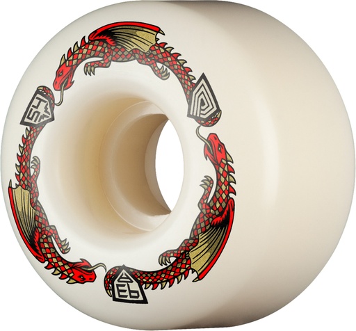 [WSBADFV4R543493A4] Powell-Peralta™ Dragon Formula Red • 54mm x 34mm • 93A • V4 • Off White