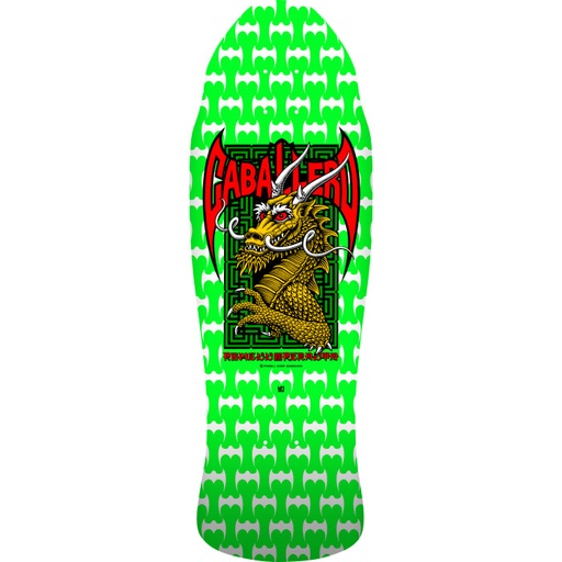 [DCPMSCSS22] Steve Caballero Chinese Dragon '22' • 9.625" • Green White