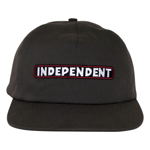 [44442288-160171] Bar Logo Snapback Unstructured 
