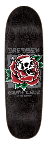 [11117539-164444] Dressen Skull Rose Pro Shaped 9.25in x 31.95in