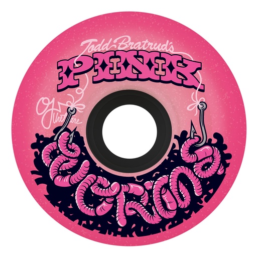 [22223459-163112] 60mm Pink Worms Super Juice Pink 78a