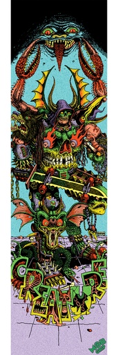 [88483964-165081] Creature Riot1394 Hallucination Grip Tape 9in x 33in (1 SHEET)