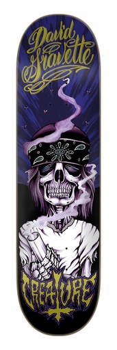 [11117618-164961] Gravette Hippie Skull 20th Pro 8.3in X 32.2in Creature Decks