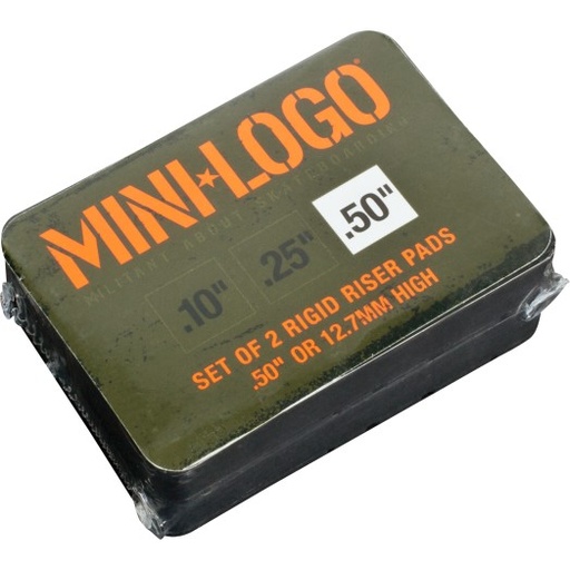 [9MLAC003000] RISER RIGID ABS '4'  .50" SET OF 2 BLACK