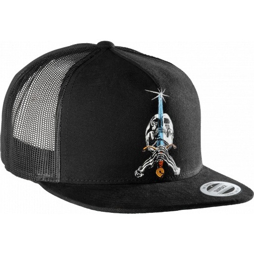 [9PPC0012000] CAP PP SKULL AND SWORD BLACK
