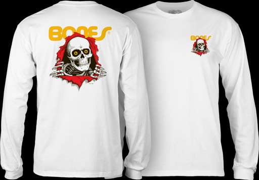 TEE L/S PP RIPPER WHITE