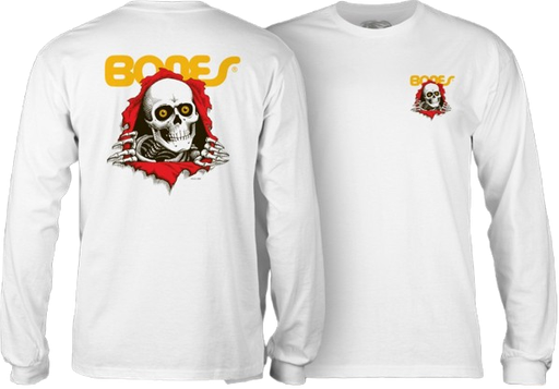 TEE L/S RIPPER WHITE