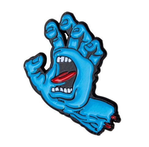 [3SS19142000] PIN SCREAMING HAND BLUE