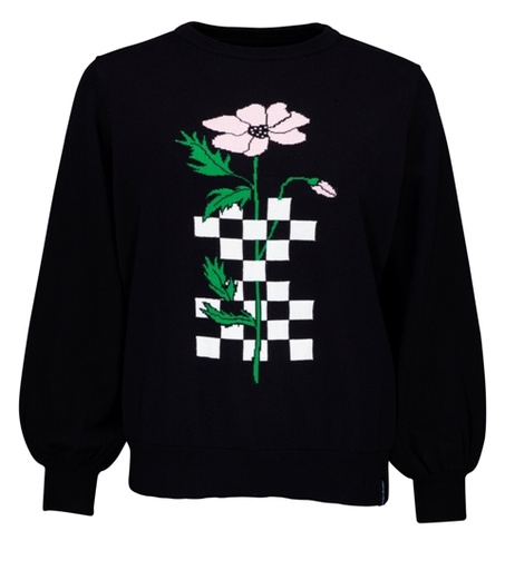 CREW WOMEN CHECKERBLOOM KNIT