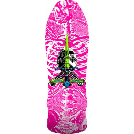 [DCPMRRSSGG07] GEEGAH SKULL AND SWORD “07” HOT PINK 9,75 X 30