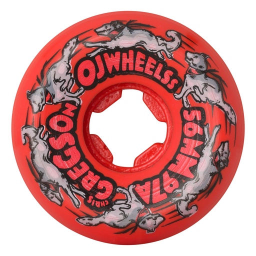 [22223047] 56MM GREGSON MASHER II 50/50 SPLIT ELITE RED BLACK MINI COMBO 97A