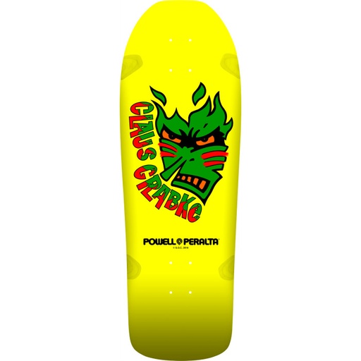 [DCPMOGCG03] CLAUS GRABKE SKATEBOARD YELLOW - 10.25 X 30.5