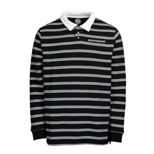 CREW BAUHAUS STRIPE POLO