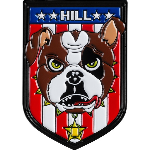 [AJSPPFHB] LAPEL FRANKIE HILL BULLDOG PIN